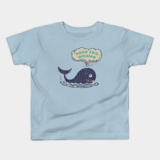 Save The Whales 1980 Kids T-Shirt